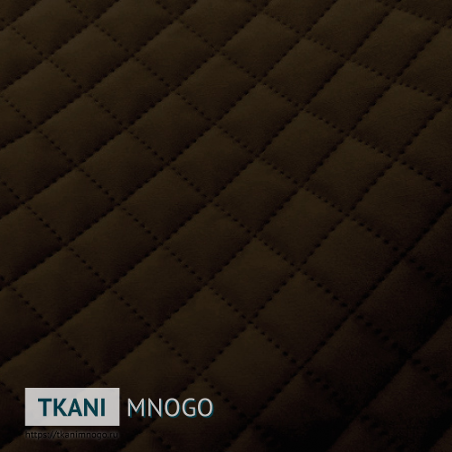 Фото фактуры велюра “CSBYH1-16A” (ромб коричневый)