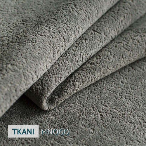 Фото материала велюра “25” (однотонный серый)